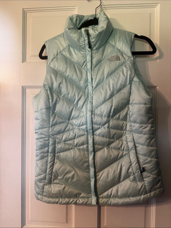 The North Face Jackets & Blazers - The North Face Women's Pale Aqua Quilted Insulated Vest Size Medium
